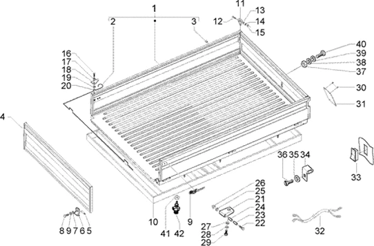 Caisse ouverte basc.