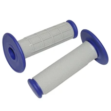 GRIP- REPLAY  OFF ROAD -  KRATON GREY/BLUE 115mm (PAIR)