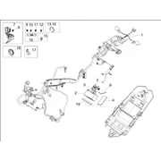 Circuit electrique arrière