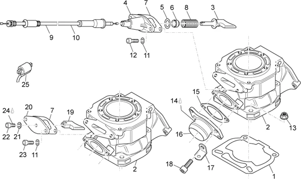 Cylindre - soup échapp.
