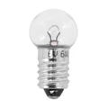 AMPOULE/LAMPE STANDARD 6V 6W CULOT E-10 GRAISSEUR BLANC A VISSER (FEU DE POSITION) (VENDU A L UNITE) -FLOSSER