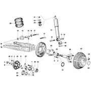 Suspension arriere - amortisseur/s