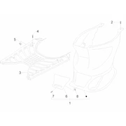 Protection centrale - Repose-pieds
