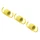 SPRING FOR CLUTCH FOR SCOOT MALOSSI RACING FOR GENUINE CLUTCH FOR PIAGGIO 50 ZIP, TYPHOON, NRG/GILERA 50 STALKER, RUNNER -Ø 107- Ø 2mm YELLOW (FULL SET)