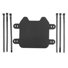 PLAQUE NUMERO/TETE DE FOURCHE MOTO AV ADAPTABLE SUR RON LIGHT BEE NOIR -P2R