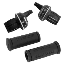 GEAR SHIFTERS SET-FOR MTB- SRAM GRIPSHIFT MRX 3x7 Speed. COMPATIBLE SHIMANO (SET IN BOX)