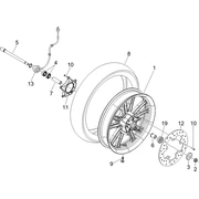 Roue avant