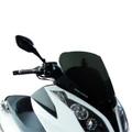 WINDSHIELD FOR MAXISCOOTER KYMCO 125 DINK-STREET 2012>, 300 DINK-SREET 2012>, 125 DOWNTOWN 2012>, 300 DOWNTOWN 2012>, 125 SUPER-DINK 2012>, 300 SUPER-DINK 2012> (SHORT-DARK SMOKED) -MALOSSI