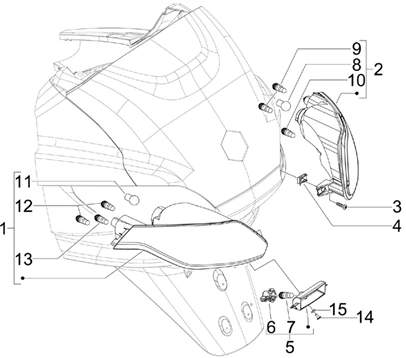 Eclairages arrière - Clignotants