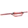 GUIDON 50 A BOITE VOCA CROSS ALU T6 DIAM 22,2mm L805mm H94mm ROUGE AVEC MOUSSE ROUGE