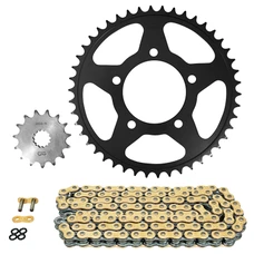 KIT CHAINE ADAPTABLE SUZUKI 650 SFV GLADIUS 2009>2016 520 15x46 (DIAM COURONNE 87/110/10.5) (DEMULTIPLICATION ORIGINE) -AFAM