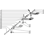 Groupe pedales (volant)