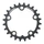 CHANRING FOR ROAD BIKE- 5 Arms- 24T. Ø74 TRIPLE BLACK -ALUMINIUM- 7075 STRONGLIGHT 9/10 Speed