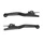 LEVIER DE FREIN/EMBRAYAGE MOTO OFF ROAD INCASSABLE APT KTM 85 SX 2021> / HUSQVARNA 85 TC 2021> NOIR (PAIRE) -POLISPORT