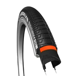 TYRE FOR URBAN BIKE/CARGO 20 X 2.15 CST BROOKLYN BLACK - RIGID - (55-406) REINFORCED - REFLECTIVE - COMPATIBLE EBIKE (MAX LOAD 115Kgs)