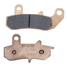 PLAQUETTE DE FREIN CL BRAKES POUR SUZUKI 600 DR 1989>, 650 DR 1991>1995, 750 DR 1989>1990, DR 800 SL 1990> RG 125 GAMMA 1992>1996  AR (1 JEU DE 2 PLAQUETTES) (2388 RX3 TOURING METAL FRITTE)