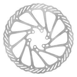 DISQUE DE FREIN ROUTE / VTT 6 TROUS CLARKS 180mm ARGENT (MONTAGE ATELIER)