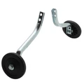 STABILISER-P2R SMALL -TO SUIT KID BIKES FROM 12"/14'' - BLACK PLASTIC WHEELS(PAIR)