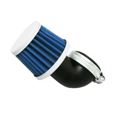 FILTRE A AIR REPLAY KN SMALL FC BLANC FIXATION COUDEE 90- DIAM 35/28