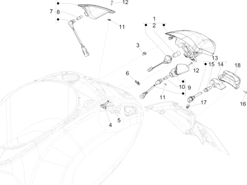 Eclairages arrière - Clignotants