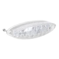 FEU ARRIERE UNIVERSEL REPLAY A LEDS SPACE TRANSPARENT 19 LEDS ROUGE (FONCTION STOP + FEU) (107x29mm) (HOMOLOGUE CE)