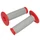 REVETEMENT POIGNEE REPLAY OFF ROAD CROSS KRATON GRIS/ROUGE 115mm - CLOSED END (PAIRE)