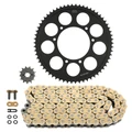 KIT CHAINE ADAPTABLE APRILIA 125 SX IE 2018> 428 13x62 (DIAM COURONNE 105/125/8.5) (DEMULTIPLICATION ORIGINE) -JT SPROCKETS/DID