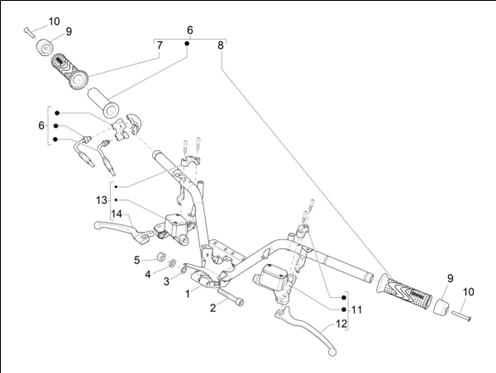 Guidon - Maître cylindre