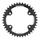 CHAINRING FOR GRAVEL BIKE- 4 Arms 40Teeth MONO ONE X110 TYPE SHIMANO GRX RX600-RX810 BLACK TA 10/11 Speed.