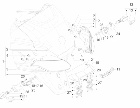 Eclairages arrière - Clignotants