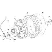 Roue posterieure - F.T.