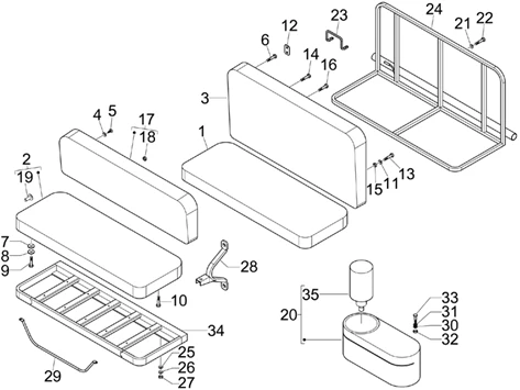 Selle/sieges - trousse à outils