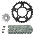 CHAIN AND SPROCKET KIT FOR HONDA 500 CMX REBEL 2017>2019  520  15x40  (OEM SPECIFICATIONS)  -AFAM-