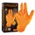 GANTS ATELIER NITRILE ECAILLES DE POISSON RESISTANT AUX PRODUITS CHIMIQUES, AUX HUILES, A L'ESSENCE ORANGE T9 (L) (BOITE DE 50)