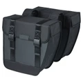 SACOCHE ARRIERE VELO DOUBLE BASIL TOUR 28L NOIR (29,5x14x29,5cm) FIXATION PORTE BAGAGE