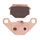 BRAKE PADS SET (2 pads) CL BRAKES FOR PEUGEOT 50 SV 1993> Front / MALAGUTI F10 1992>1993 Front - (3024 SC)