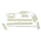 AUTOCOLLANT/STICKER/KIT DECORS (RACING SIXTIES) JAUNE ORIGINE PIAGGIO 125-300 GTS 2018> -2H003839000A2