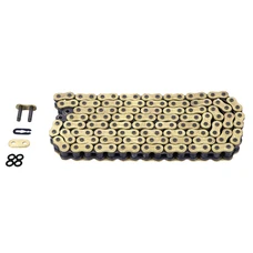 CHAINE MOTO AFAM 428 130 MAILLONS XS-RING RENFORCEE OR (A428XMR-G2 130L)