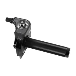 POIGNEE DE GAZ 50 A BOITE TIRAGE RAPIDE 30- ALU CNC NOIR -REPLAY