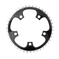 CHAINRING FOR ROAD BIKE- 5 Arms- 40T.Ø 110 -OUTER- ALUMINIUM BLACK- 7075 TA ZEPHYR (SHIMANO TYPE) 9/10Speed.