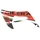 DECAL - ON HEADLIGHT (LEFT) "PIAGGIO GENUINE PART" 50 GILERA SMT/RCR 2018> BLACK/RED  -2H003072

-