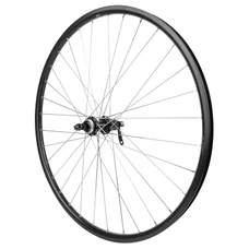 ROUE VTC DISQUE BLOCAGE 700 x 35 - 28" ER20 ARRIERE NOIR MOYEU SHIMANO ACERA QC400 11/10/9V CENTERLOCK RAYON INOX JANTE 19C 32 RAYONS