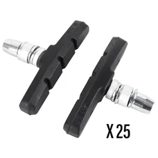 PORTE PATIN FREIN VTT A VIS SYMETRIC FIBRAX 70mm NOIR ECO (BOITE DE 25 PAIRES)