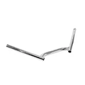 GUIDON CYCLO RACING 2 ADAPTABLE PEUGEOT 103/MBK 51 DIAM 22 mm ACIER CHROME -SELECTION P2R