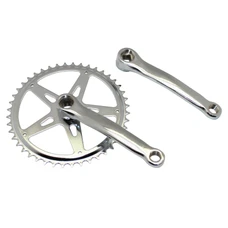 CHAINSET FOR URBAN BIKE- P2R STEEL- CHROME 152mm WITH 44T.CHAINRING CHAIN 3.30
