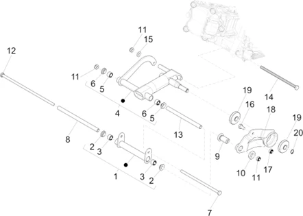Bras oscillant