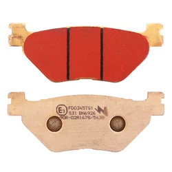 BRAKE PADS NEWFREN FOR YAMAHA 900 TDM 2002>2014 Rear 1300 FJR 2003> Rear 950 XV BOLT 20014>2018 Rear 1700 XV WARRIOR 2003>2004 Rear (L 100mm - H 39mm - thk 9.5mm) (FD0345BT) (TOURING SINTERED)