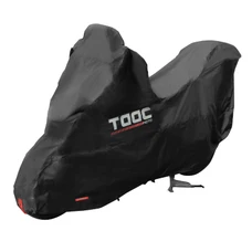 HOUSSE/BACHE DE PROTECTION MOTO TAAC ULTRA HYDROSCUD POLYURETHANE ETANCHE/WATERPROOF 5000mm TAILLE  M NOIR (204x90x163cm) (SANGLE ANTI-FLOTTEMENT/OEILLET ANTIVOL/INSERT RESISTANT CHALEUR 150°)
