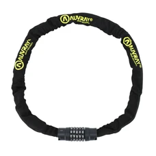 ANTIVOL A CHAINE AUVRAY C-CODE A COMBINAISON 1.20 M MAILLON DIAM 8 mm