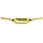 GUIDON MOTO CROSS STAR BAR  MX/ENDURO ALU 2014 T6 DIAM 22,2mm L800mm H86mm OR AVEC BARRE DE RENFORT/MOUSSE JAUNE